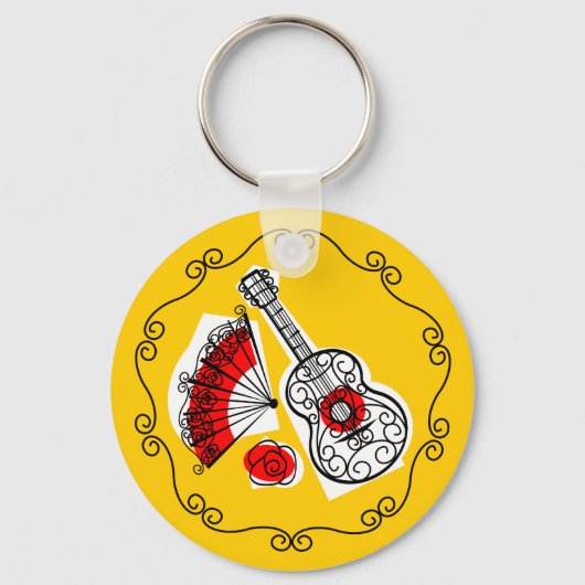 Porte-clés Porte - clé frontalier espagnol Souvenirs (Recto)