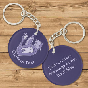 Porte-clés Porte - clé funéraire pour dents