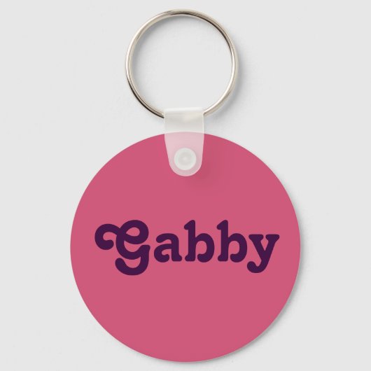 Porte-clés Porte - clé Gabby (Recto)