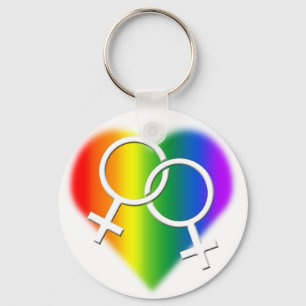 Porte-clés Porte - clé Gay pride femme Rainbow Love Porte - c