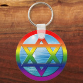 Porte-clés PORTE - CLÉ GAY - Star of David 05 (Recto)