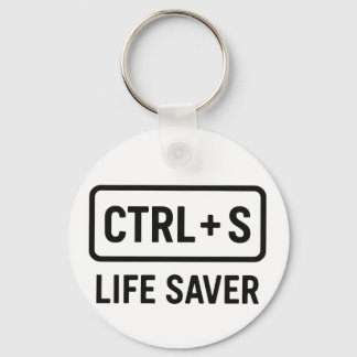 Porte-clés Porte - clé Geeky - Conception "CTRL + S Life Save