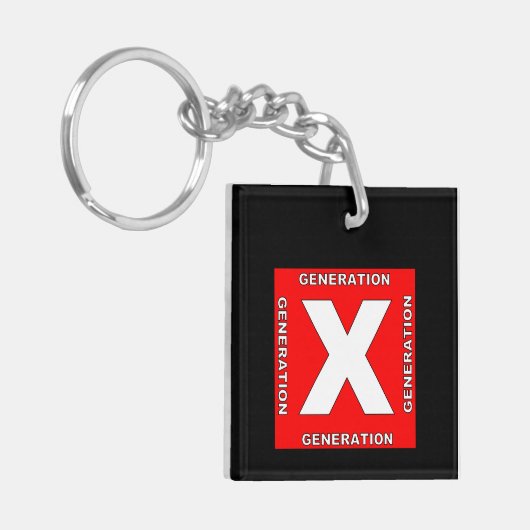 Porte-clés Porte - clé Génération X (Devant gauche)