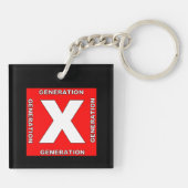 Porte-clés Porte - clé Génération X (Dos)