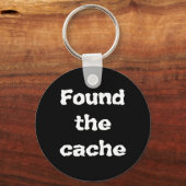 Porte-clés porte - clé géocaching (Recto)