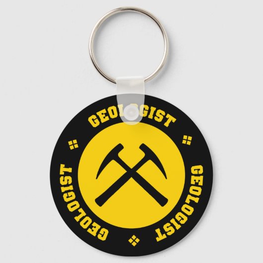 Porte-clés Porte - clé géologue (Recto)