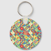 Porte-clés Porte - clé géométrique Formes métrisées (Verso)