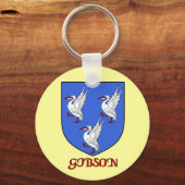 Porte-clés Porte - clé Gibson Family Shield (Recto)