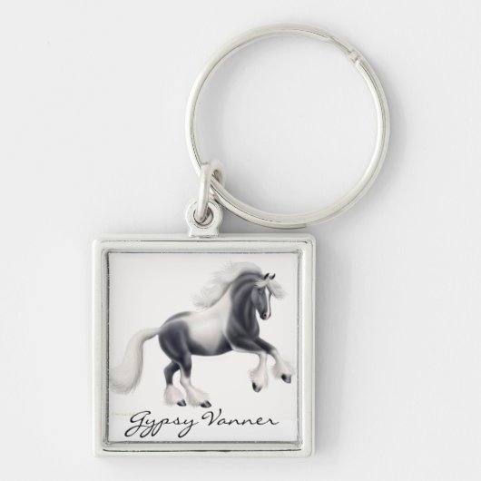 Porte-clés Porte - clé gitan personnalisable de cheval d'épi (Devant)