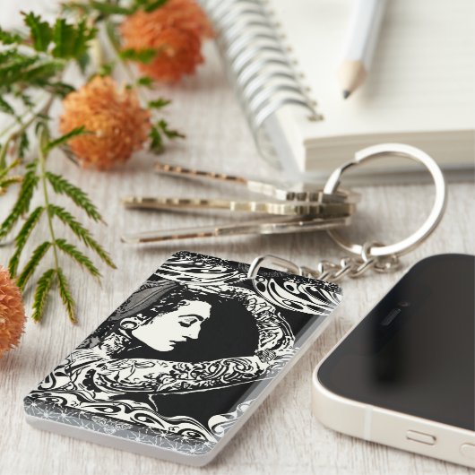 Porte-clés Porte - clé gitan tatoué (Devant droit)