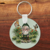 Porte-clés porte - clé gnome (Recto)