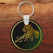 Porte-clés Porte - clé Gold Tiger (Recto)