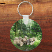 Porte-clés Porte - clé Golden Puppies (Recto)