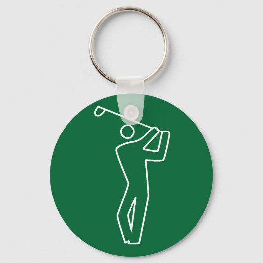 Porte-clés Porte - clé - Golf Player (Recto)