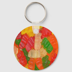 Porte-clés Porte - clé gommeux d'ours