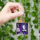 Porte-clés Porte - clé gothique d'ange de crâne de (main)