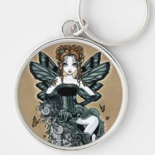 Porte-clés Porte - clé gothique de fée de papillon de coutu