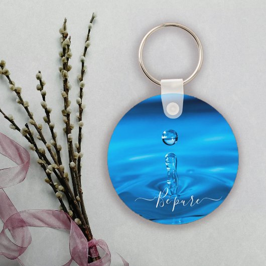 Porte-clés porte - clé gouttes d'eau