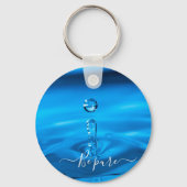 Porte-clés porte - clé gouttes d'eau (Recto)