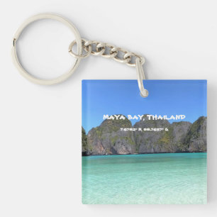 Porte-clés Porte - clé GPS de Maya Bay Thaïlande
