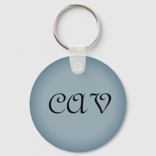 Porte-clés Porte - clé gris bleu (Recto)