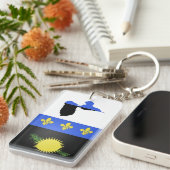 Porte-clés porte clé guadeloupe (Devant droit)
