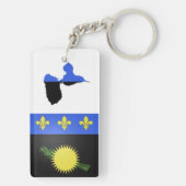 Porte-clés porte clé guadeloupe (Dos)
