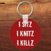 Porte-clés PORTE - CLÉ HA - Sitz Knitz Killz (Recto)