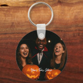 Porte-clés Porte - clé Halloween personnalisé - Ajouter photo (Recto)