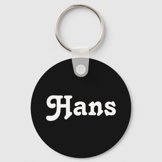 Porte-clés Porte - clé Hans (Recto)