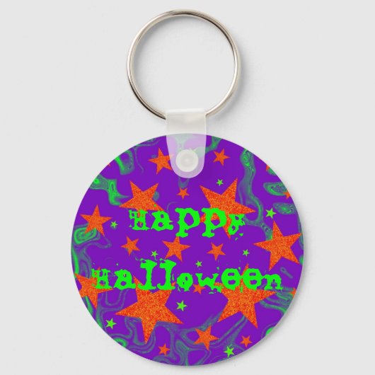 Porte-clés Porte - clé "Happy Halloween" (Recto)