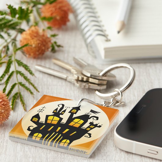 Porte-clés Porte - clé Haunted Maison Et Lune