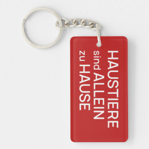 Porte-clés Porte - clé Haustiere zu Hause