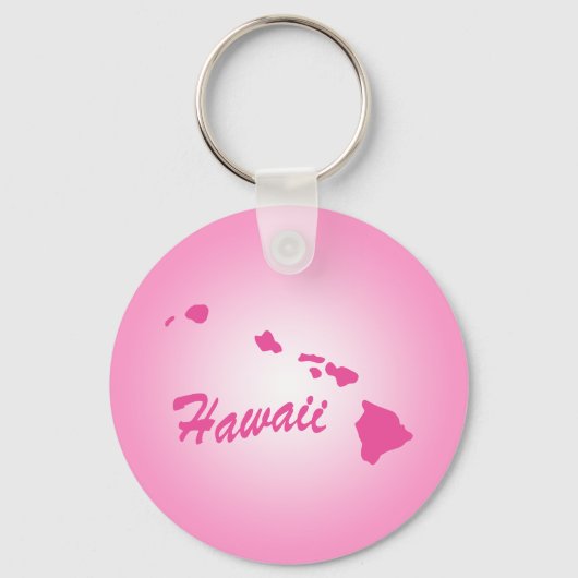 Porte-clés Porte - clé Hawaii de l'État rose (Recto)