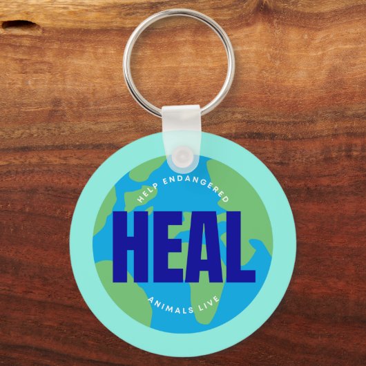 Porte-clés PORTE - CLÉ HEAL (double face) (Verso)