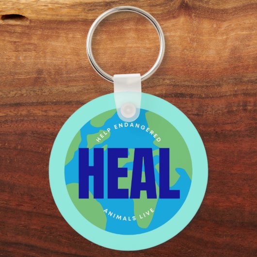 Porte-clés PORTE - CLÉ HEAL (double face) (Recto)