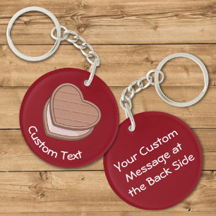 Porte-clés Porte - clé Heart Biscuit