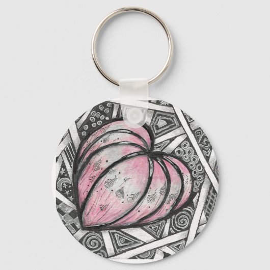 Porte-clés Porte - clé Heart Zen (Recto)