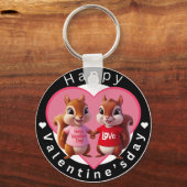 Porte-clés Porte - clé Heureuse Sainte-Valentin (Recto)