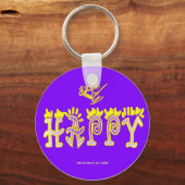 Porte-clés Porte - clé heureux (3b) (Recto)