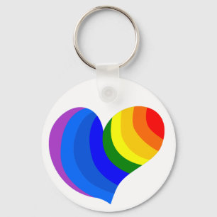 Porte-clés porte - clé hippie de coeur