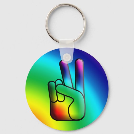 Porte-clés Porte - clé Hippie de Peace Out (Recto)