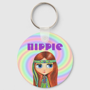 Porte-clés Porte - clé hippie fille