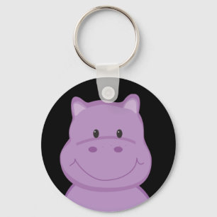 Porte-clés Porte - clé Hippo violet