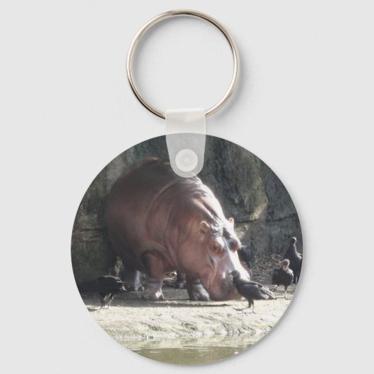 Porte-clés Porte - clé Hippopotame (Recto)