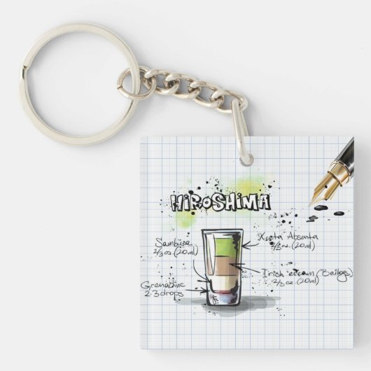 Porte-clés Porte - clé Hiroshima (Devant)