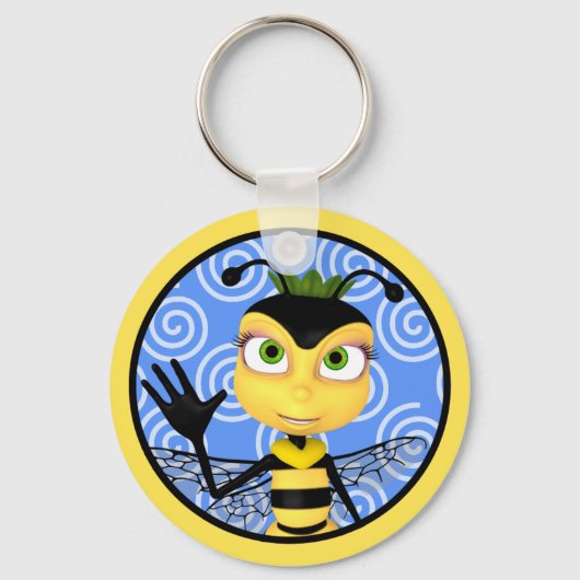 Porte-clés Porte - clé Honey Bee Toon (Recto)