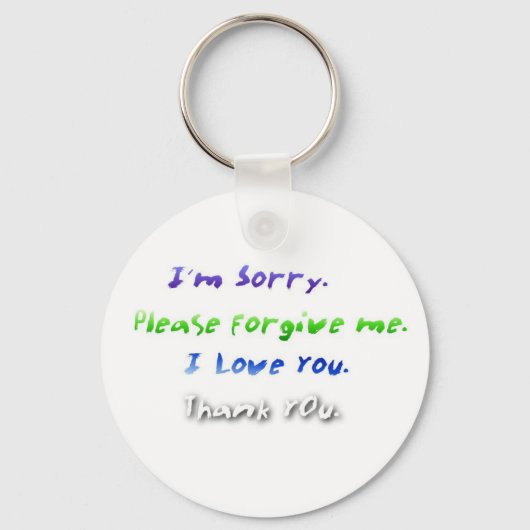 Porte-clés Porte - clé Hooponopono (Recto)