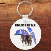 Porte-clés Porte - clé hurlant dans la pluie (Recto)