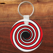 Porte-clés porte - clé hypnotique en spirale (Recto)